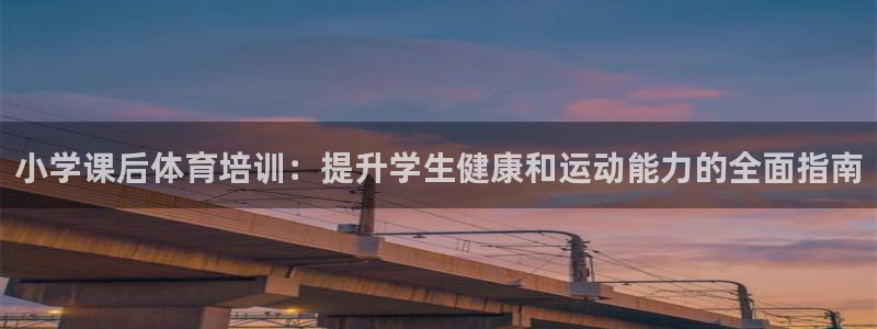 欧陆娱乐计划预测软件下载：小学课后体育培训：提升学生