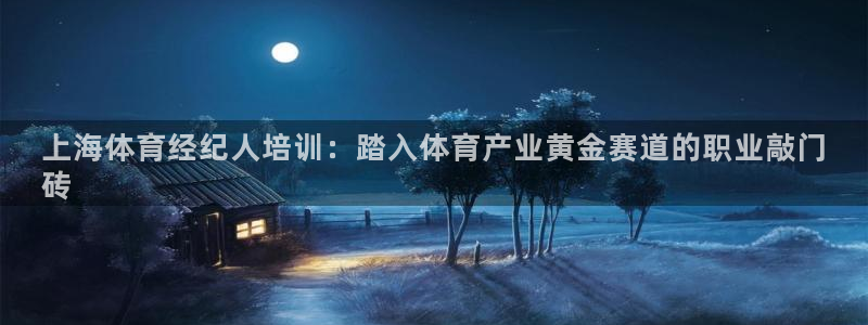 欧陆娱乐有限公司：上海体育经纪人培训：踏入体育产业黄