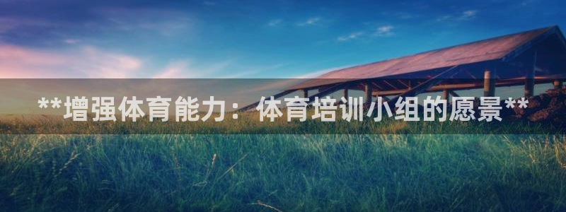 欧陆娱乐官网入口网址：**增强体育能力：体育培训小组的愿景*