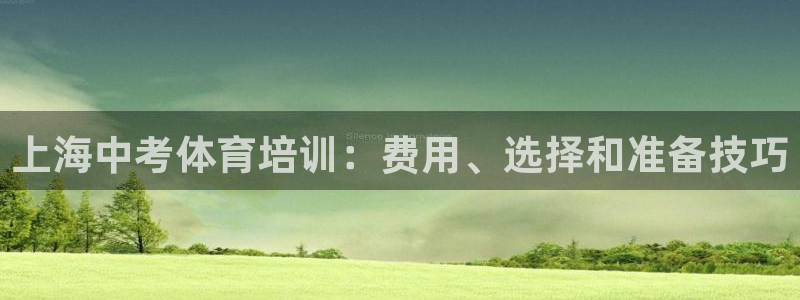 欧陆娱乐app下载：上海中考体育培训：费用、选择和准备技巧